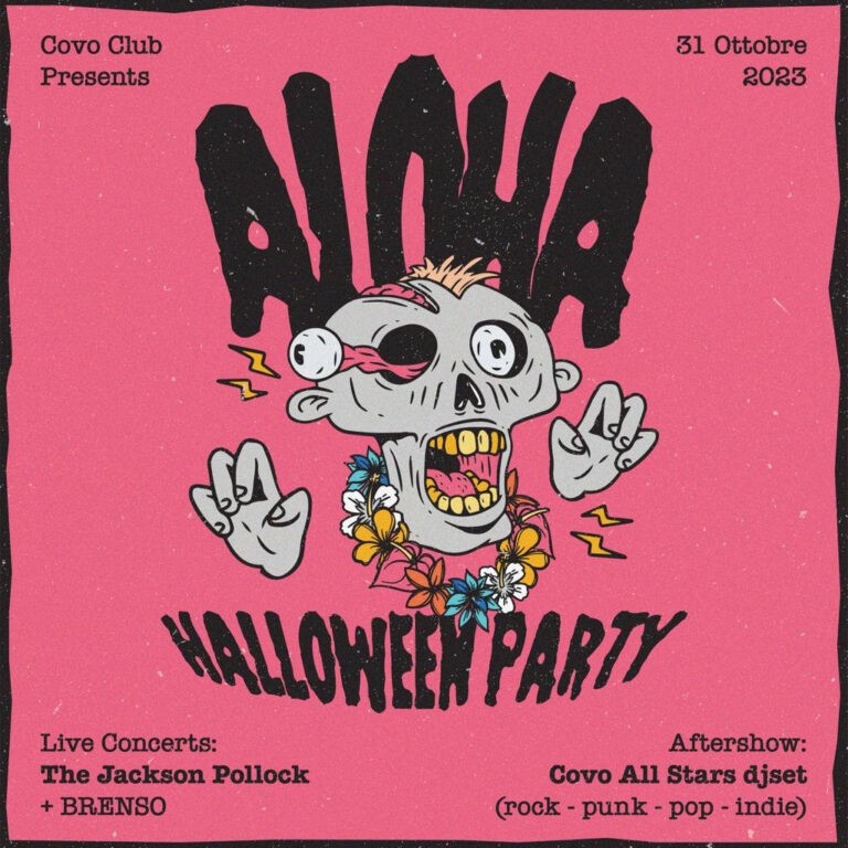 ALOHA Hawaiian Zombies – Rock’n’roll Halloween Party al covo club